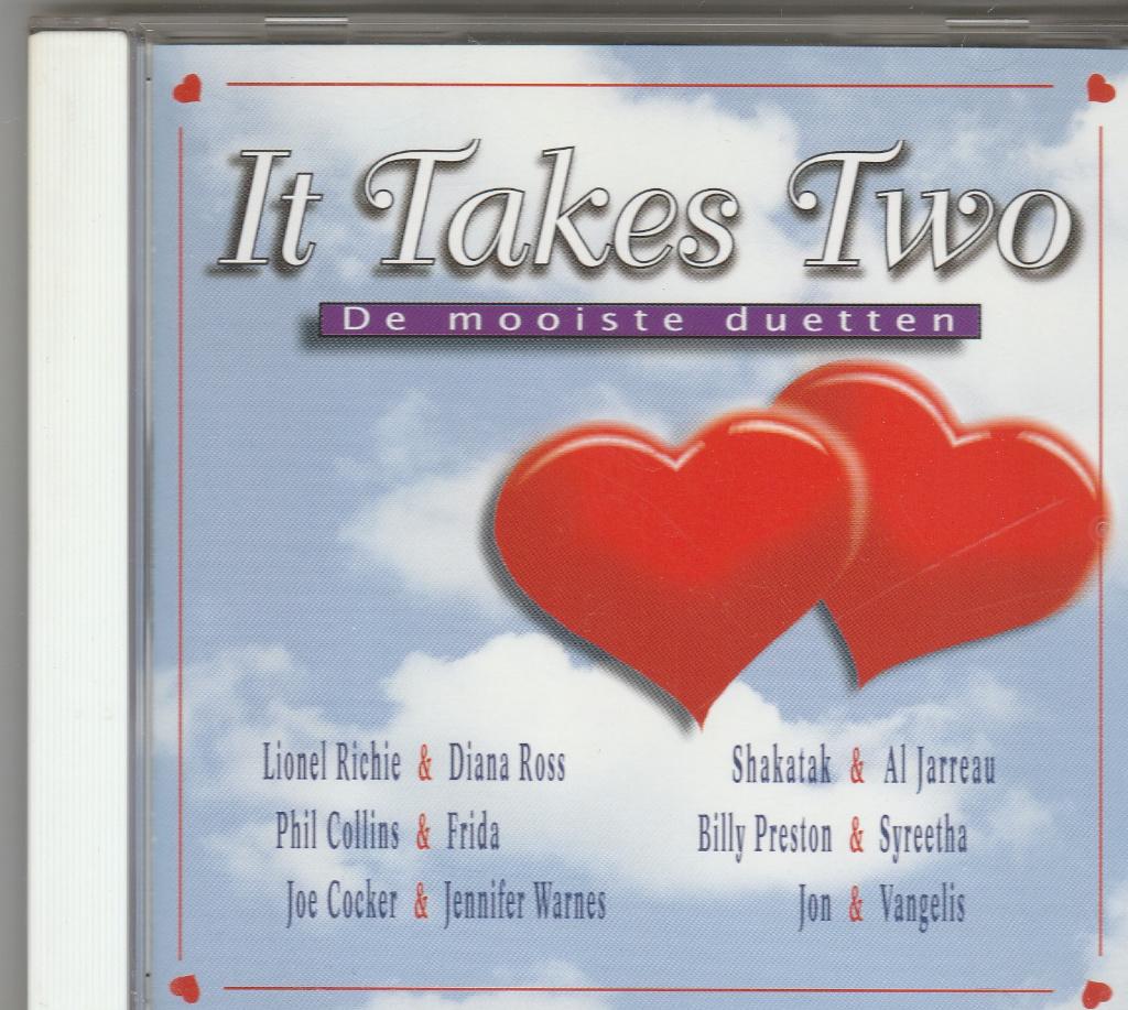 CD It Takes Two De Mooiste Duetten, Cd's en Dvd's, Cd's | Verzamelalbums, Zo goed als nieuw, Pop, Ophalen of Verzenden