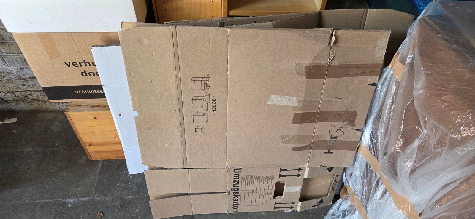 boîtes de déménagement à donner, Doe-het-zelf en Bouw, Kratten en Dozen, Ophalen