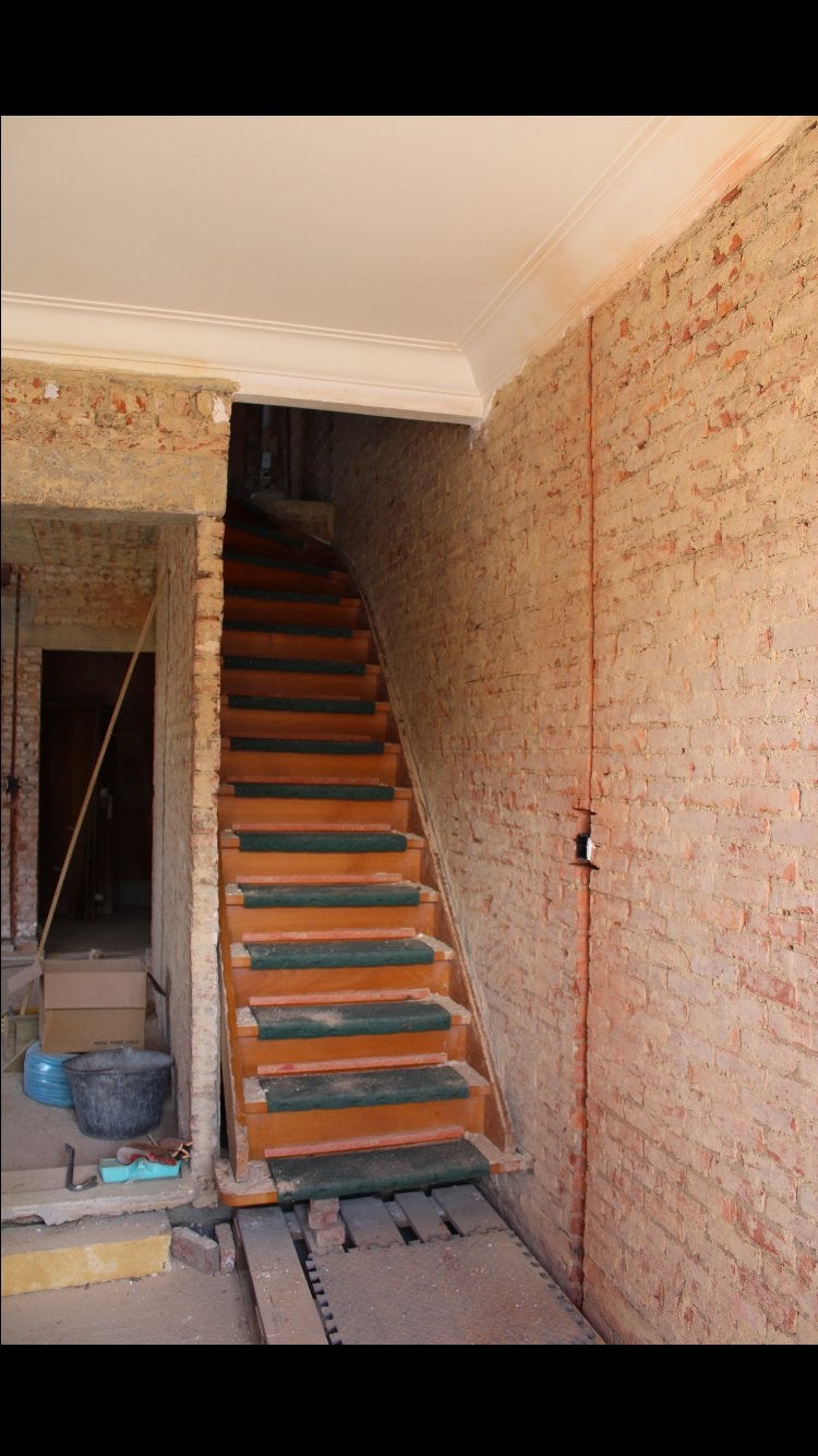 Werftrap hout, Enlèvement, Utilisé, Escalier, 2 à 4 mètres