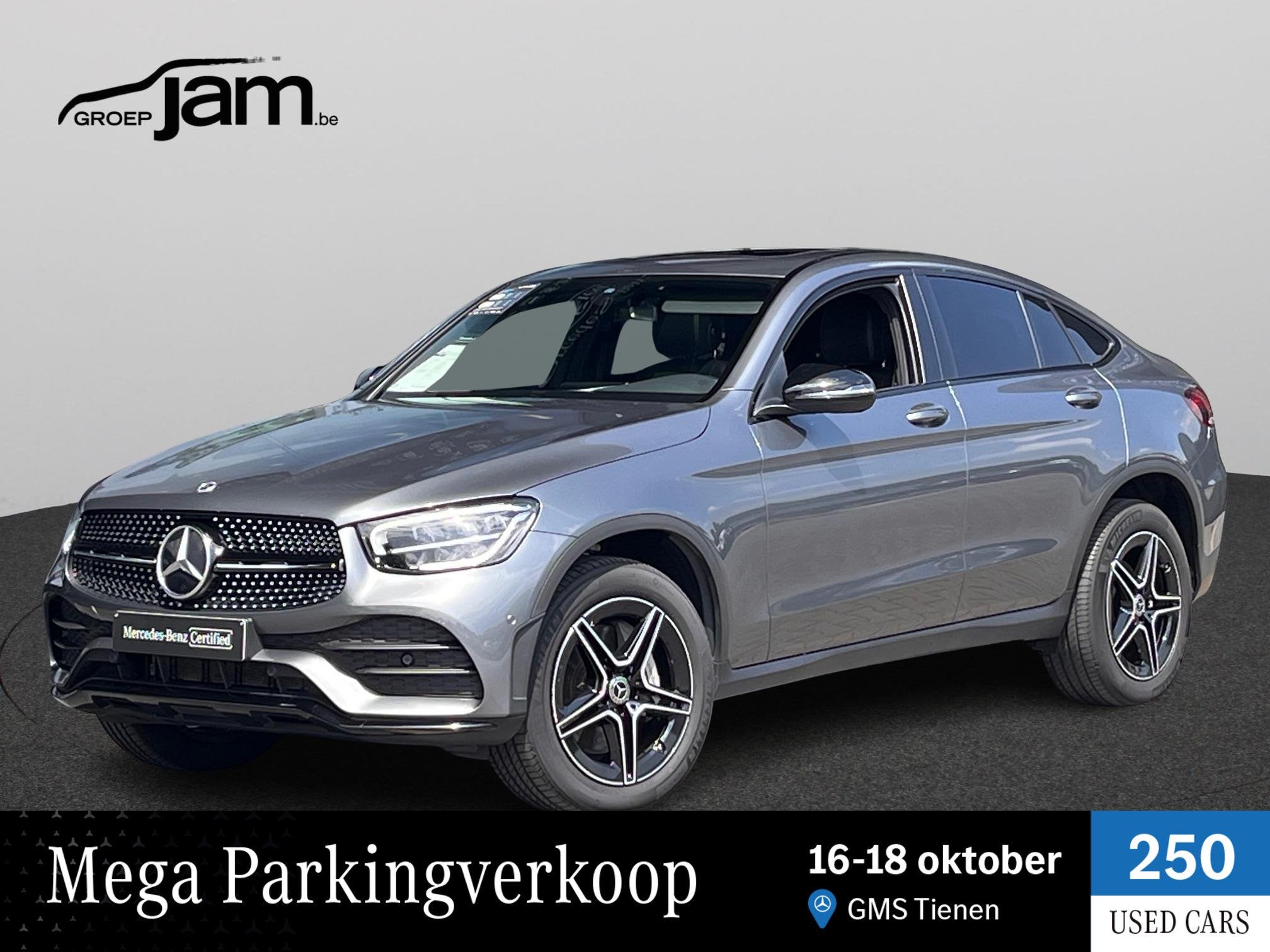 Mercedes-Benz GLC Coupé 300 de 4MATIC (automatique), Autos, Argent ou Gris, 143 kW, 5 portes, Automatique
