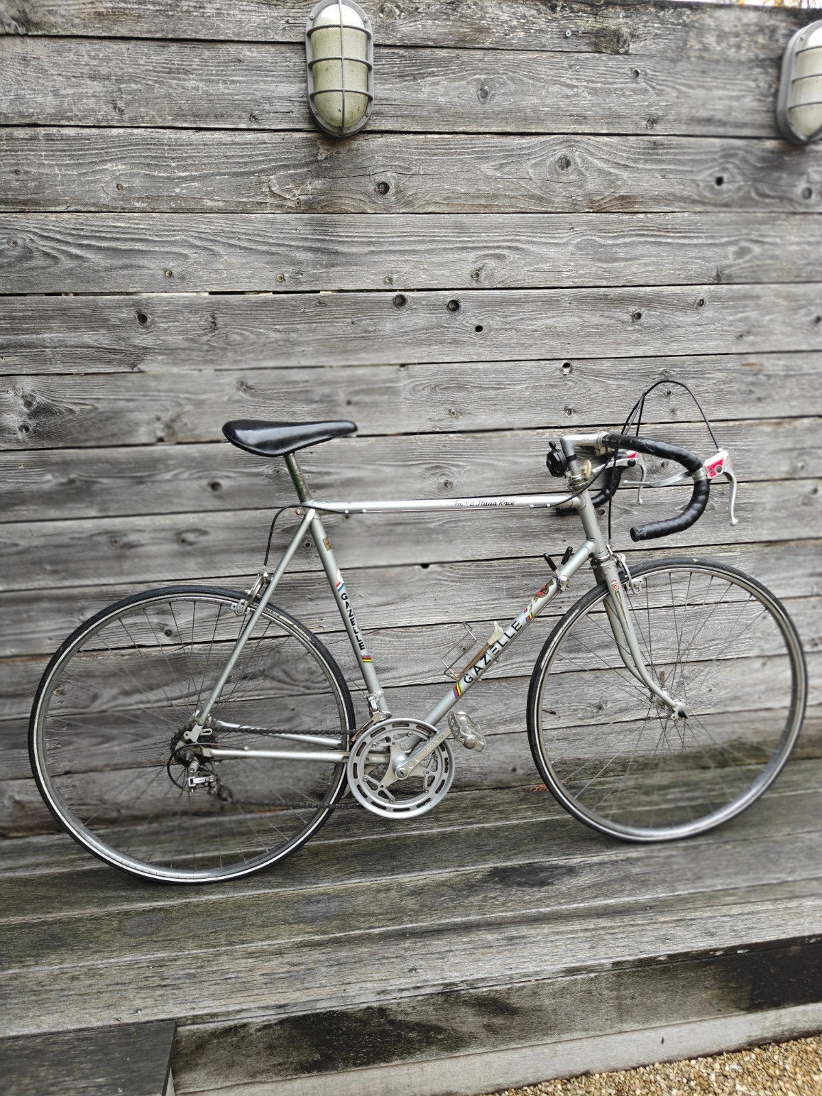 Vintage racefiets Gazelle Tour d’Italia Race ’70/’80, Fietsen en Brommers, Ophalen, Gebruikt, Heren, 57 tot 61 cm