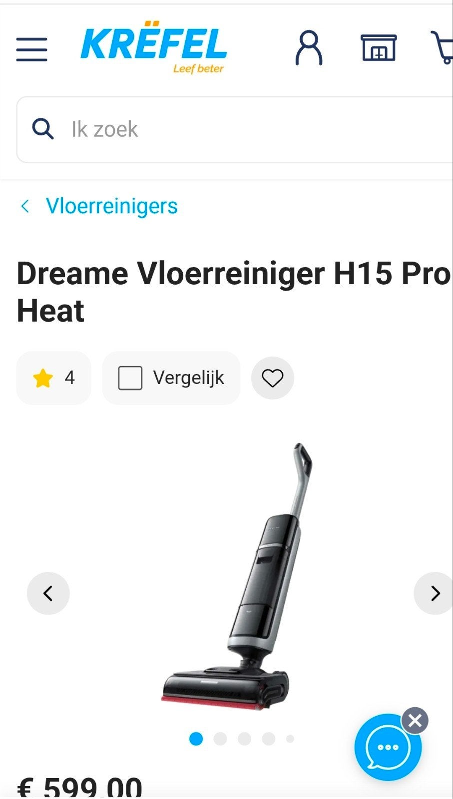 NOUVEAU DREAME H15 PRO WET & DRY + garantie, Enlèvement, Dreame