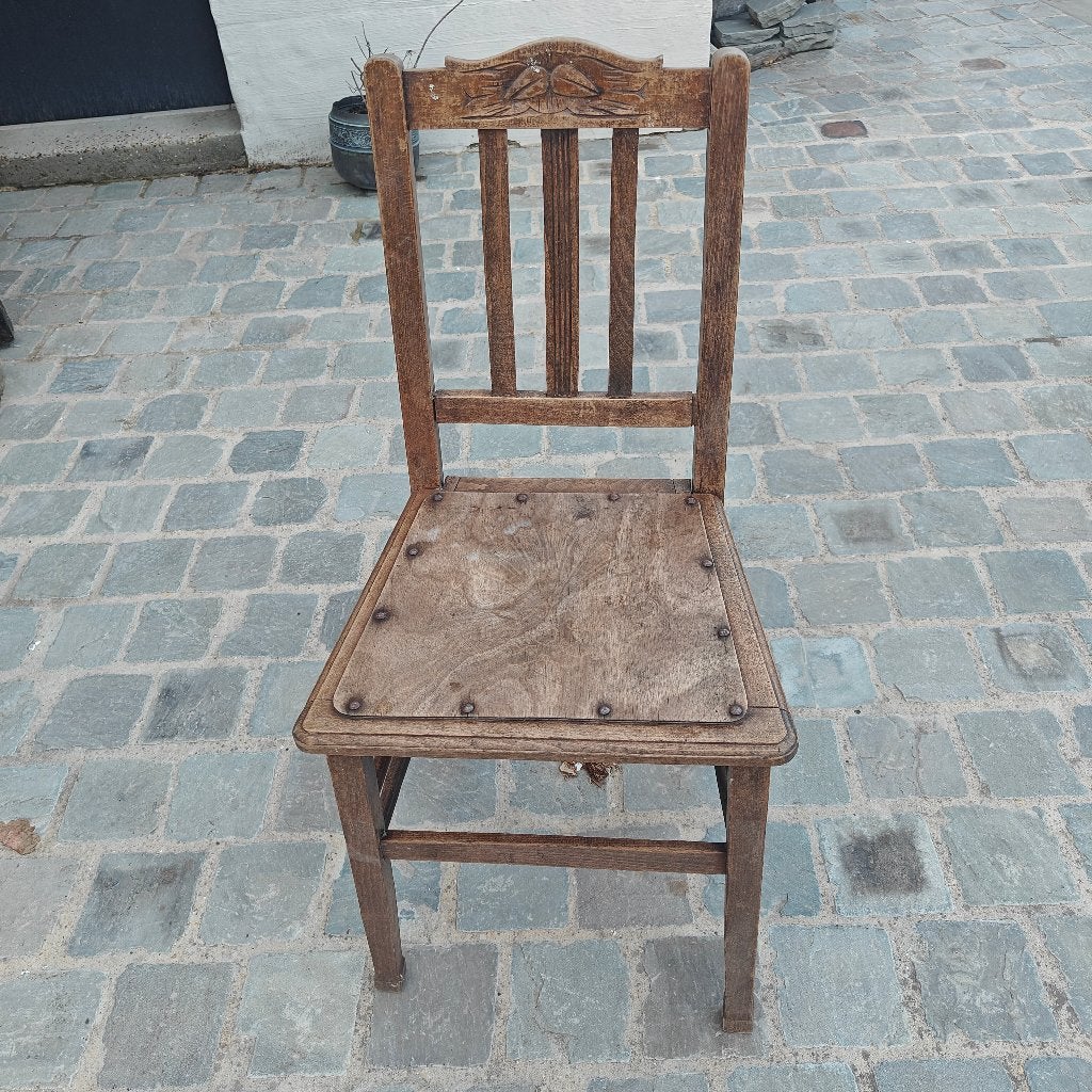 Houten vintage caféstoelen (5), Vintage caféstoel, Brun, Enlèvement, Bois
