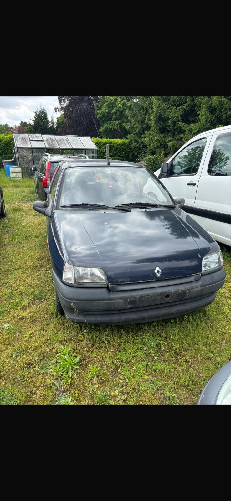Renault clio benz 1.2 1995, Stof, Handgeschakeld, Grijs, Particulier