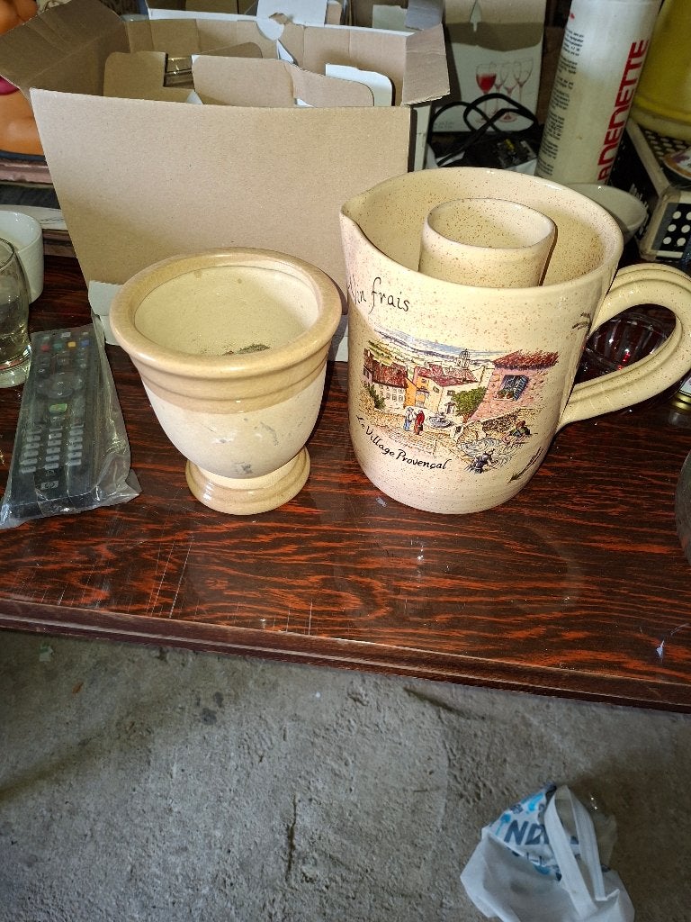 Pots en grès, Enlèvement
