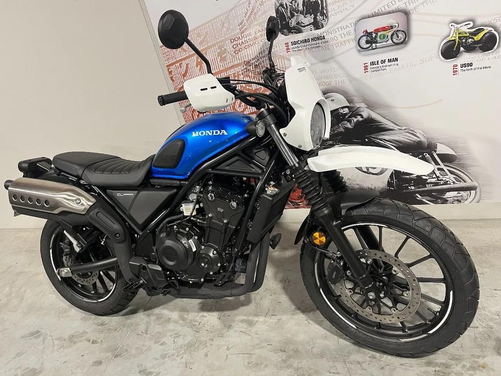 Honda CL500 Scrambler met opties als nieuw (BTW moto), Motos, Entreprise, 12 à 35 kW, Autre, 500 cm³