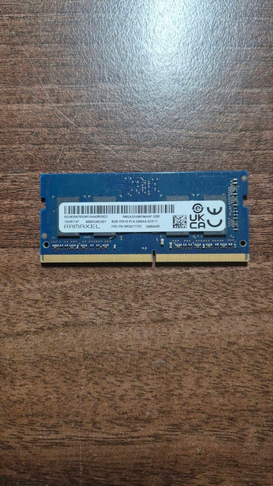 8GB 3200mhz laptop ram, Informatique & Logiciels, Enlèvement ou Envoi, Ramaxel city, DDR4, 8 GB