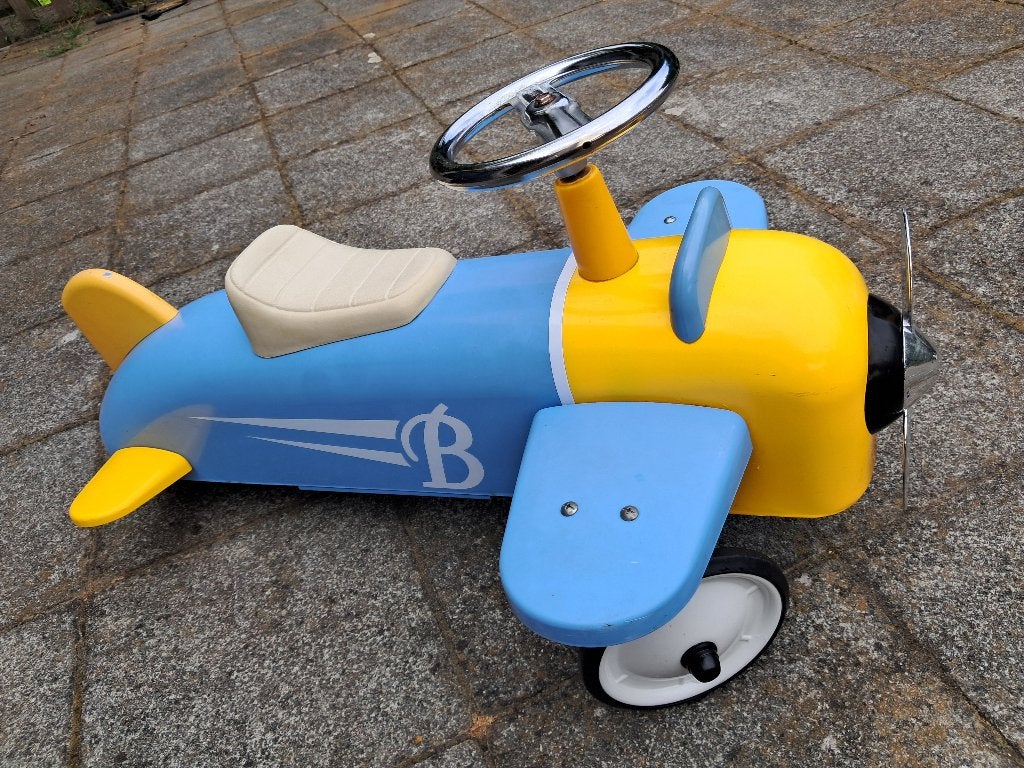 Loopvliegtuigje Baghera, Kinderen en Baby's, Speelgoed | Buiten | Voertuigen en Loopfietsen, Ophalen, Gebruikt, Loopvoertuig
