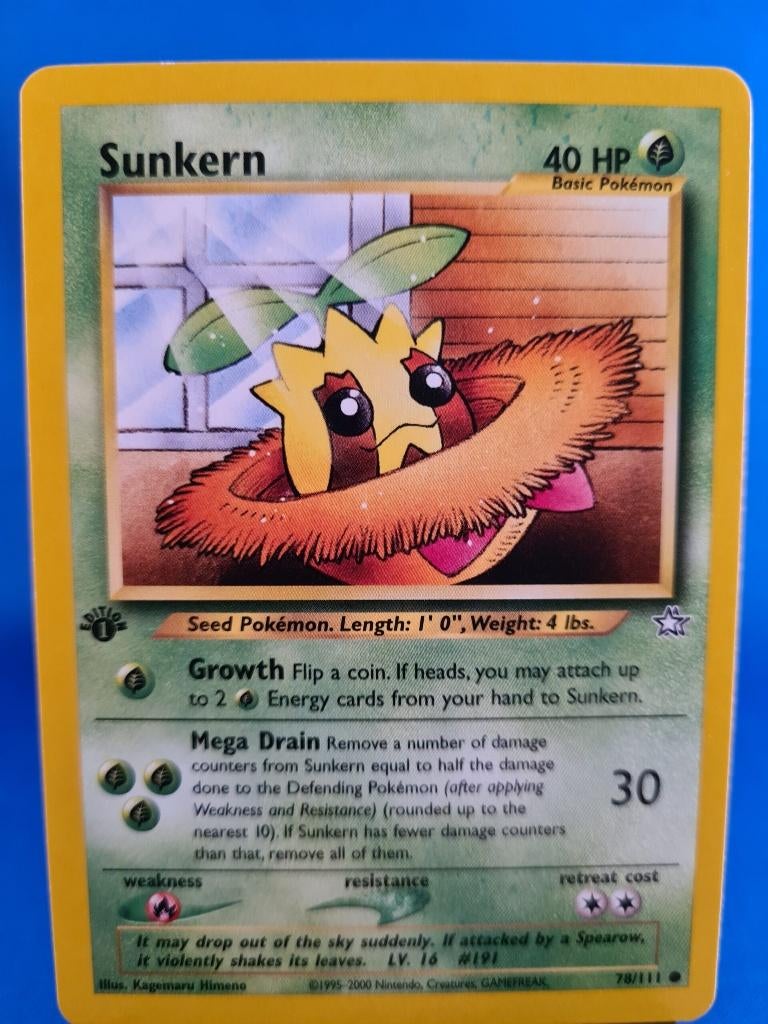 Sunkern 78/111 - Neo Genesis (1st edition), Verzenden, Gebruikt