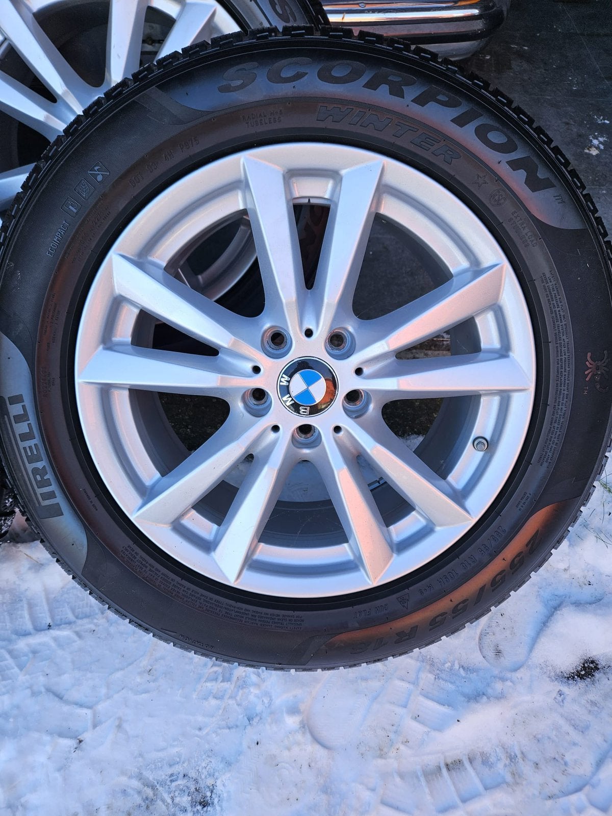 BMW 18 inch velgen met Pirelli Scorpion Winter banden, Enlèvement, Neuf, Pneus et Jantes