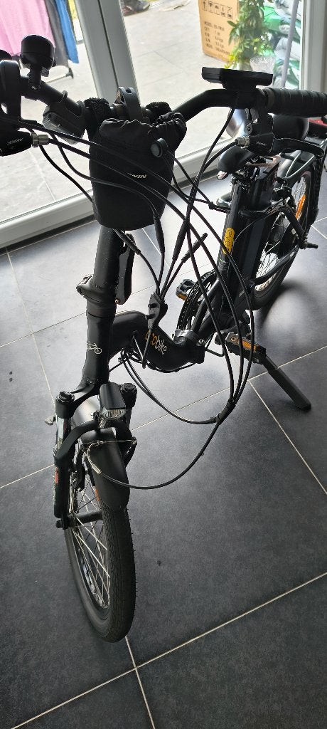 Vélo électrique Ecobike Even – Noir – Excellente autonomie, Vélos & Vélomoteurs, Enlèvement, Utilisé, 50 km par batterie ou plus