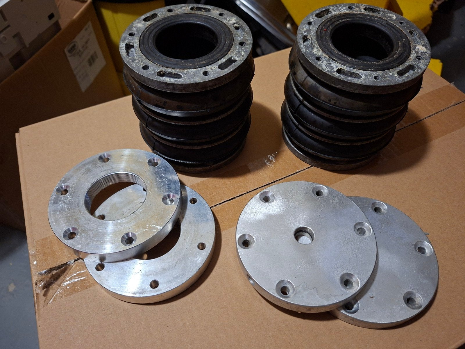 airride balgen voor schroefset, Ophalen