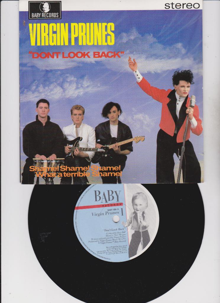 Virgin Prunes – Don't Look Back  1986   MINT, Housse de protection extérieure, Enlèvement ou Envoi, Comme neuf, Pop
