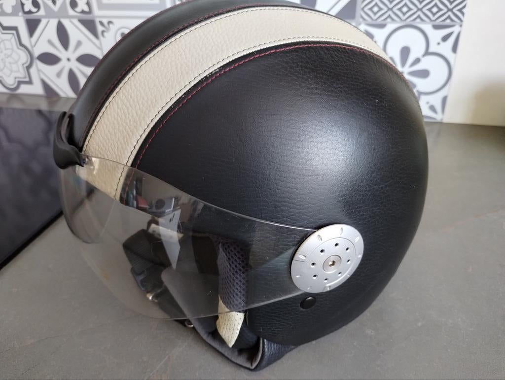 Helm brommer scooter, Fietsen en Brommers, Ophalen of Verzenden