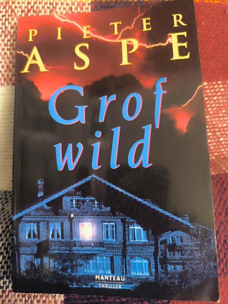 Pieter Aspe - Grof wild !gesigneerd exemplaar!, Ophalen of Verzenden, Pieter Aspe