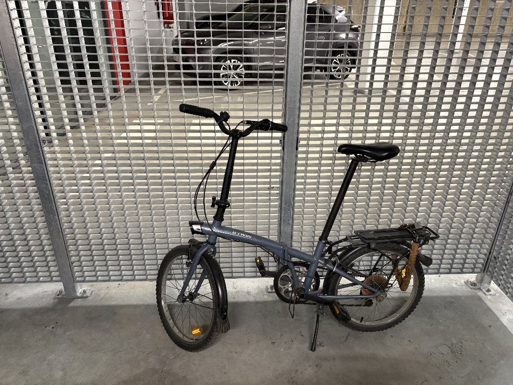 B’Twin vouwfiets met 20-inch wielen, Versnellingen, Zo goed als nieuw, 18 tot 20 inch, Deels opvouwbaar