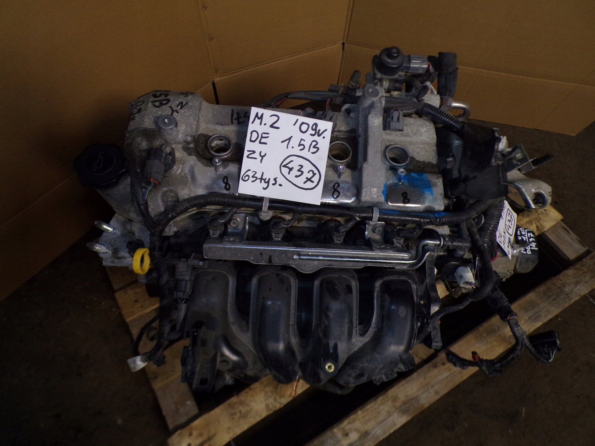 Moteur ZY66 Nu MAZDA 2, Envoi, Utilisé, Daihatsu