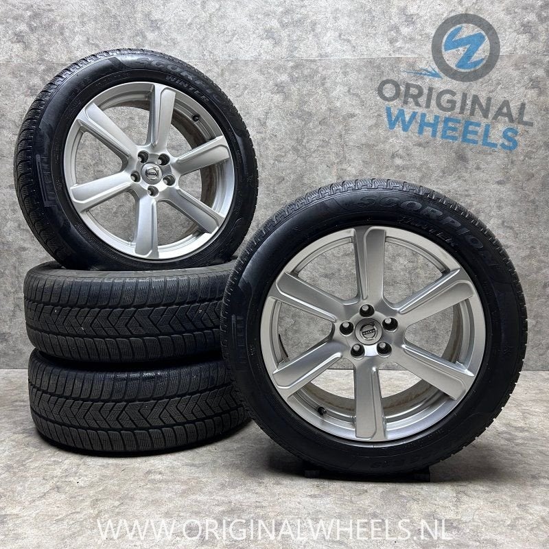 19 inch originele turbine velgen + winterbanden Volvo XC60 X, Pneus et Jantes, Pneus hiver, -, 19 pouces