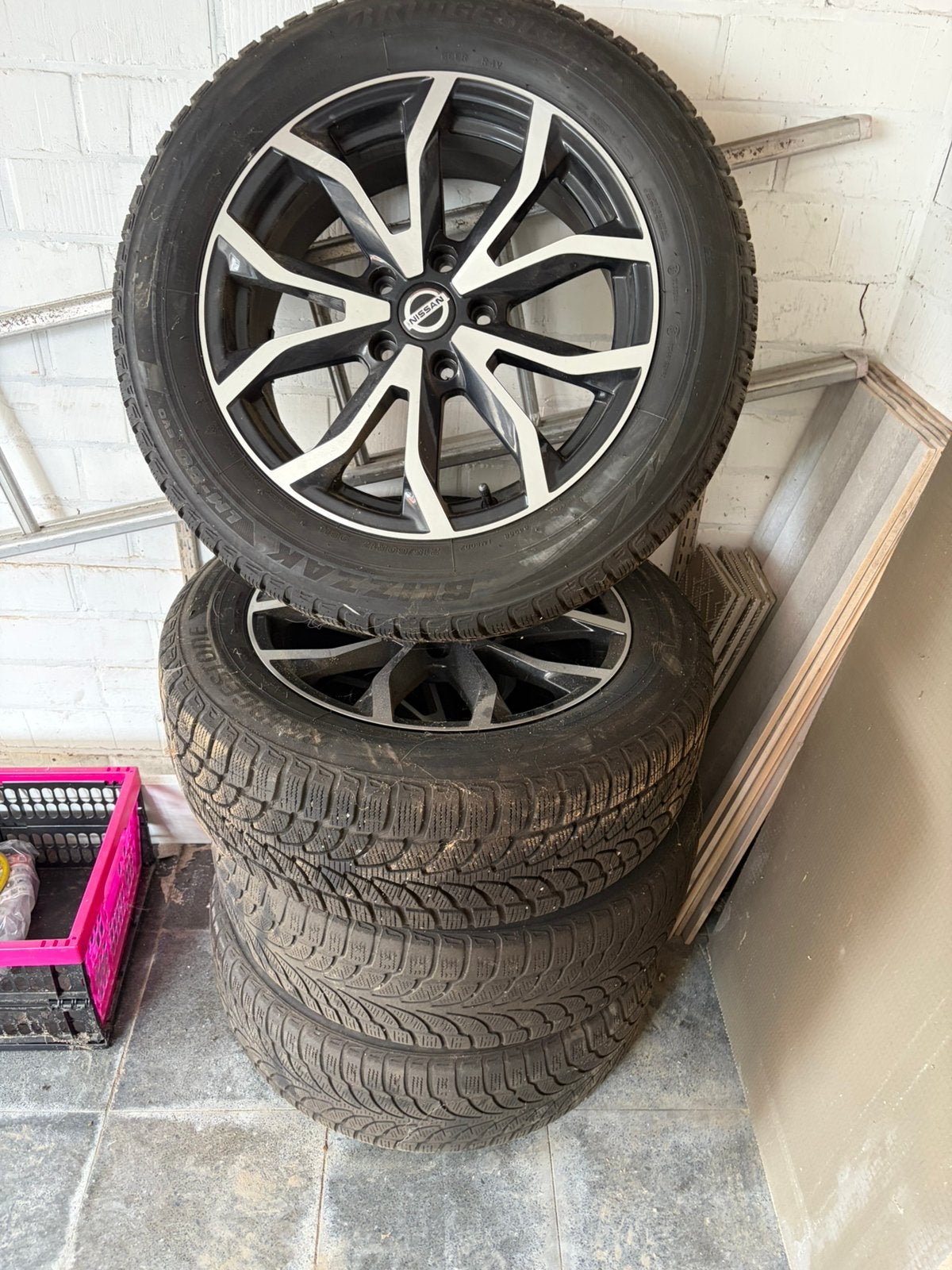 Winterbanden Nissan Qashqai, Ophalen, Winterbanden