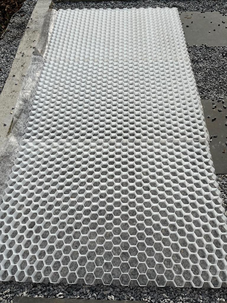 Tapis de gravier, Enlèvement, Neuf, Blanc, Gravier