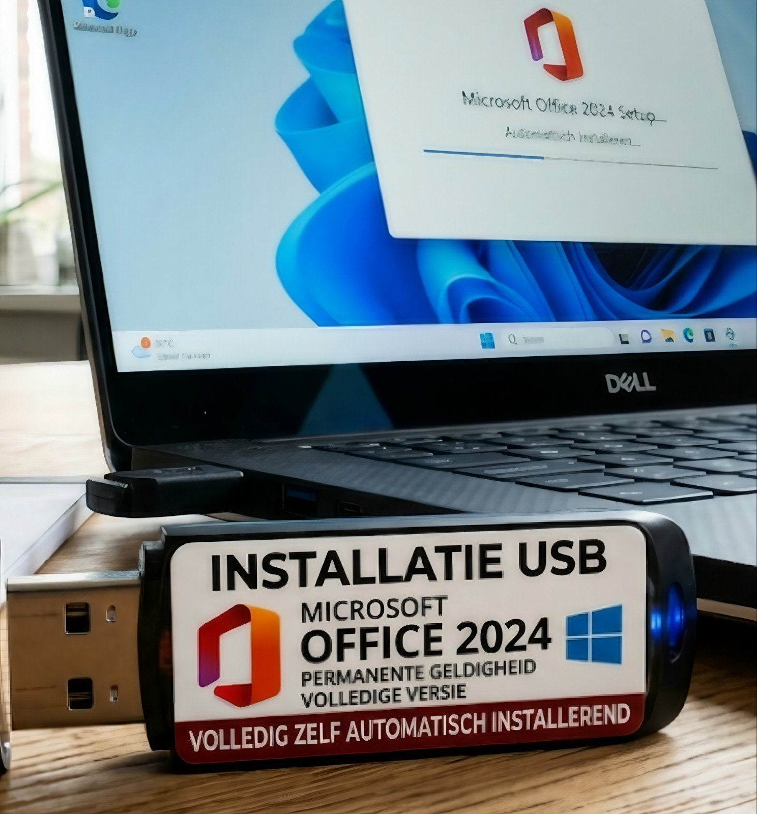 Office 2024 installatie USB, Computers en Software, Ophalen of Verzenden, Nieuw, Windows