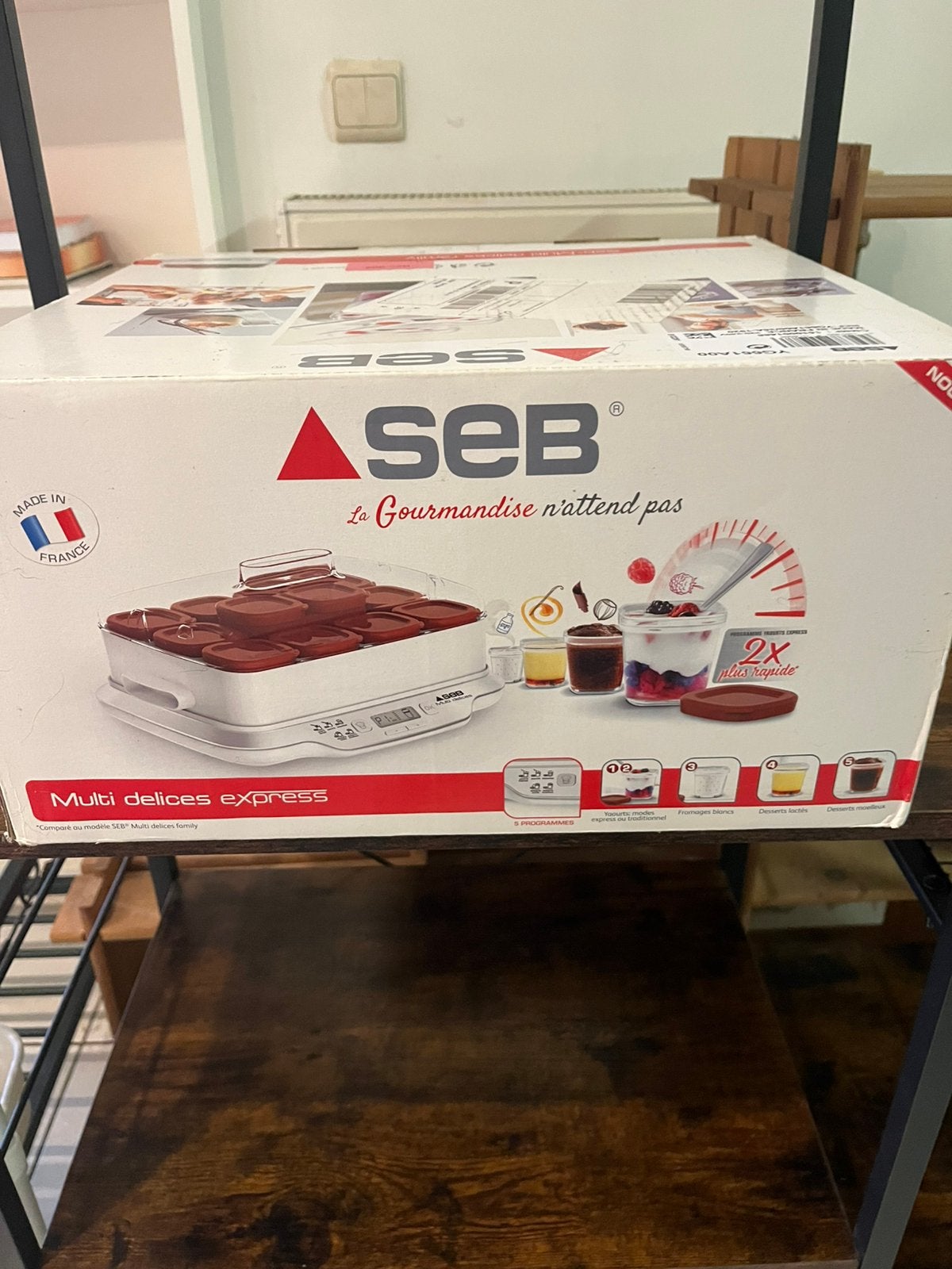 Yaourtière SEB neuve en boîte, Electroménager, Mélangeurs de cuisine, Enlèvement, Neuf