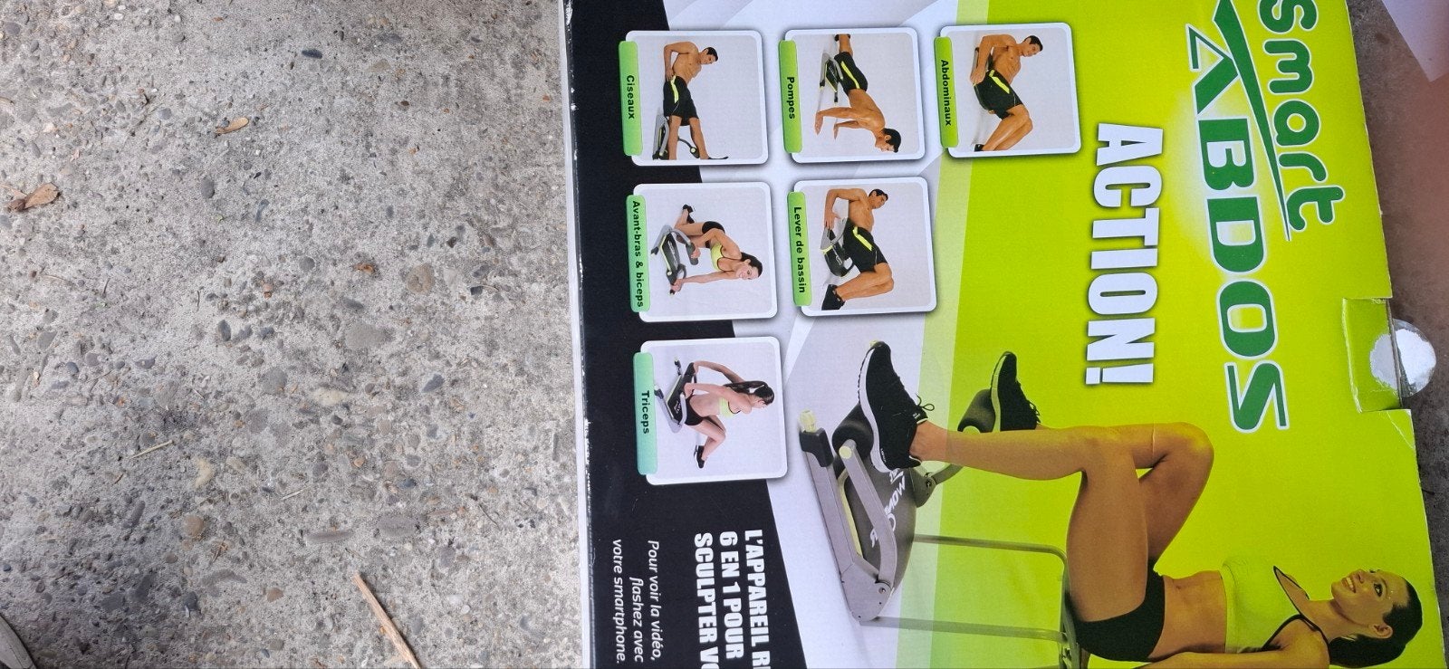Appareil abdominaux smart abdos, Enlèvement