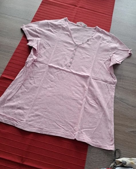 Liberty island lichtroze t-shirt xl, Kleding | Dames, T-shirts, Maat 42/44 (L), Ophalen of Verzenden, Zo goed als nieuw, Korte mouw