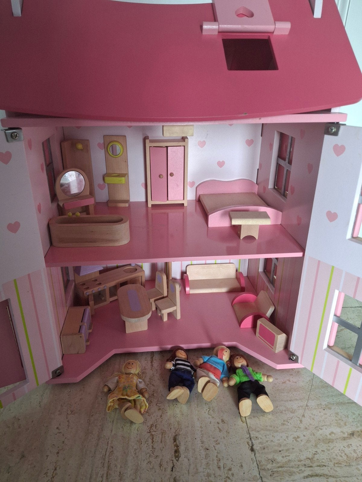 poppenhuis, Ophalen, Zo goed als nieuw, Poppenhuis