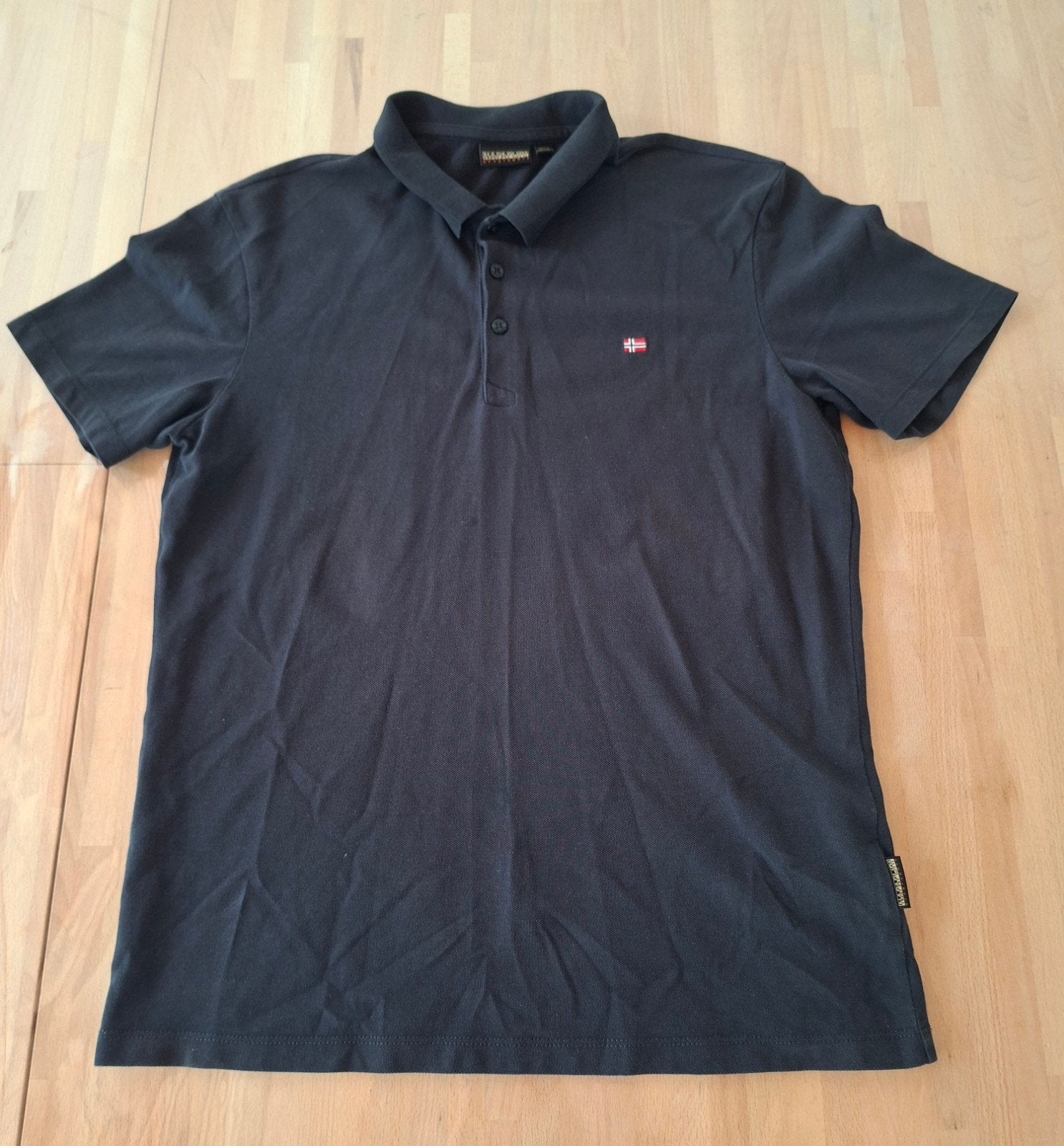 Polo NAPAPIJIRI zwart man M, Enlèvement ou Envoi, Napapijri, Porté, Taille 48/50 (M)