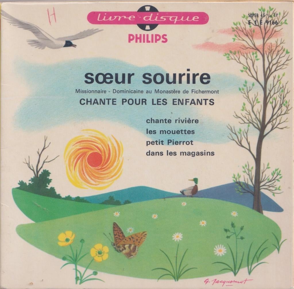 Soeur Sourire – Chante pour les enfants – Single - EP, Cd's en Dvd's, Gebruikt, 7 inch, Ophalen of Verzenden, Pop