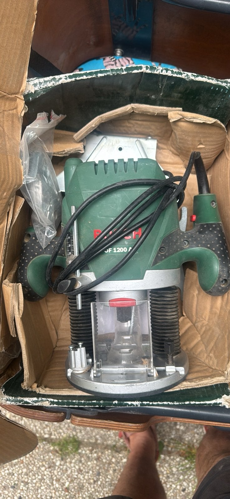 Defonceuse bosch poe1200ea, Bricolage & Construction, Enlèvement, Comme neuf