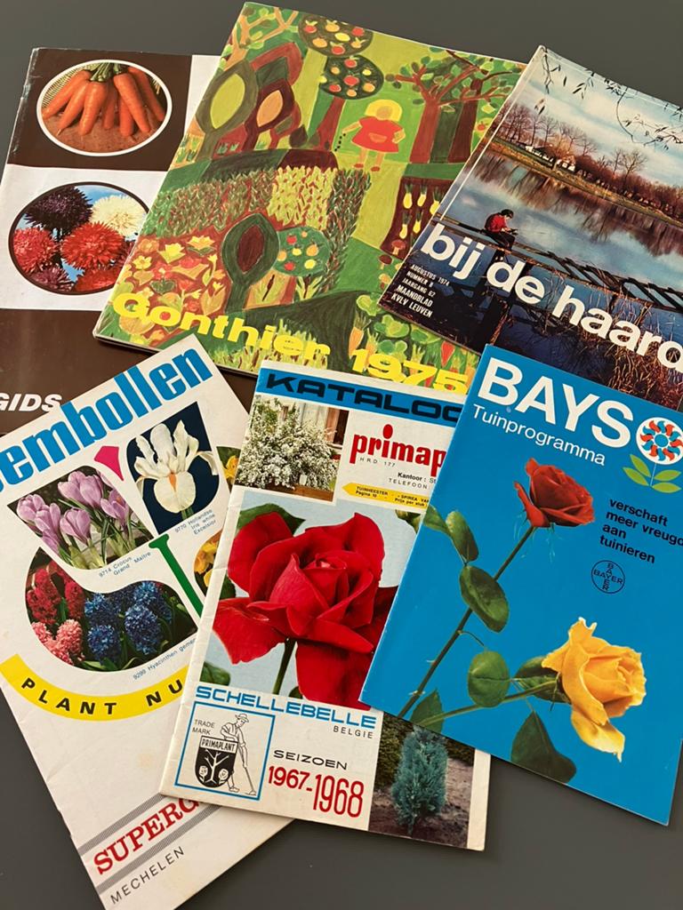 6 VINTAGE Boekjes ‘Bloemen en groenten’., Boeken, Ophalen of Verzenden, Gelezen