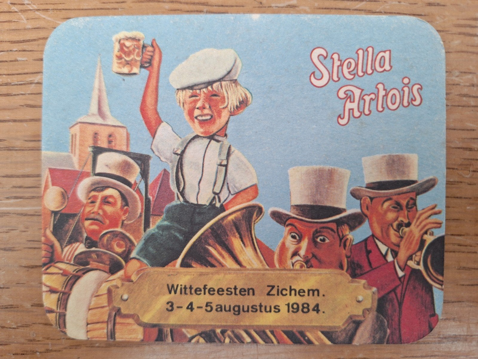 oud bierviltje brouwerij AB Inbev Stella Artois bier, Verzamelen, Ophalen of Verzenden