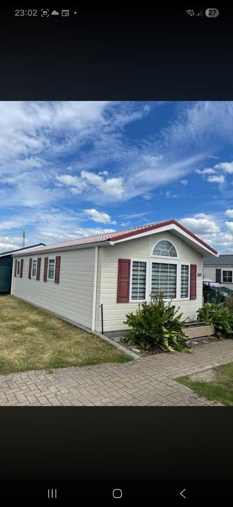 TE KOOP SEACOTTAGE CHALET OP PARK HAERENDIJCK TE WENDUINE.