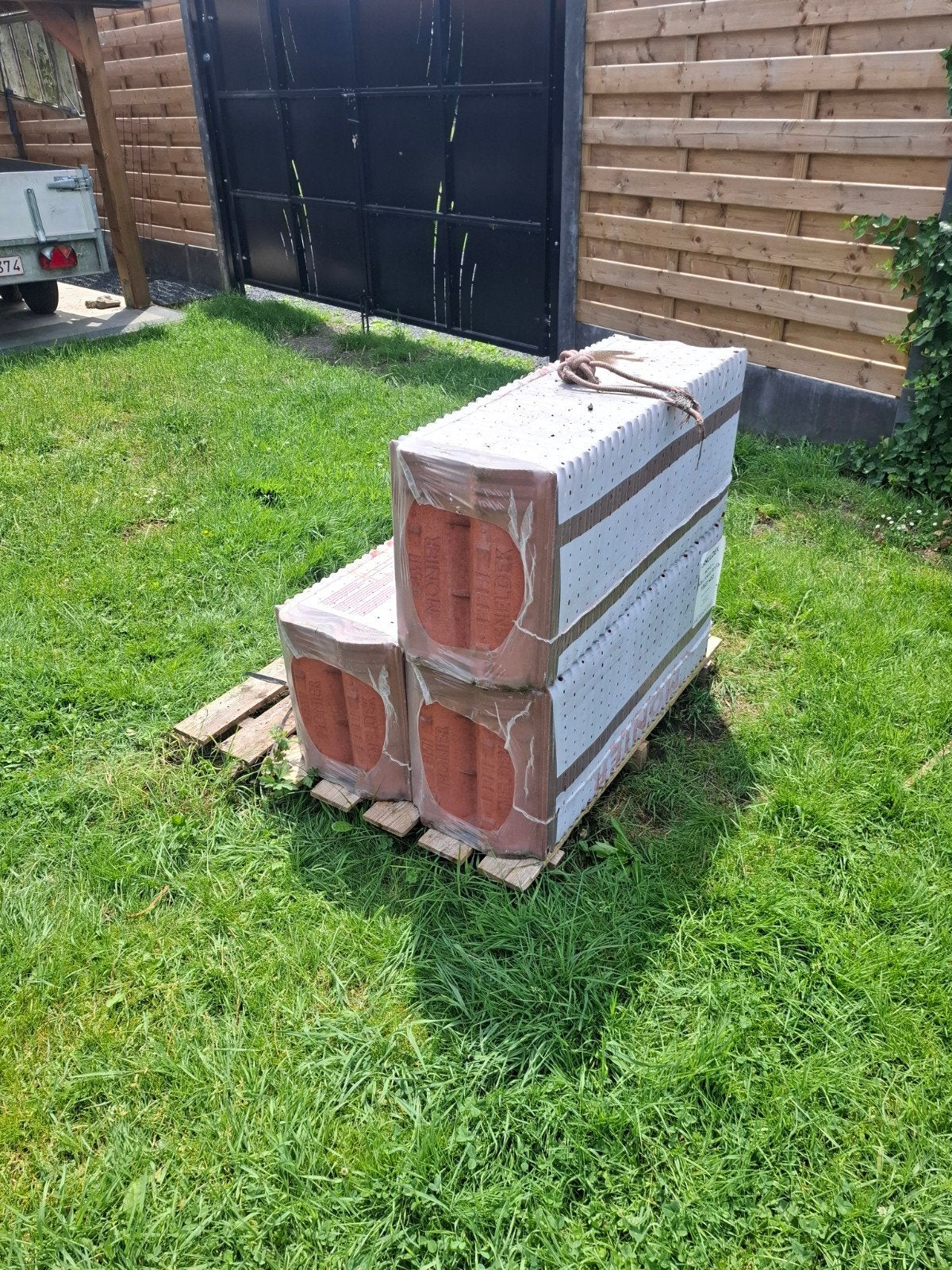 Sneldekpan novo nieuw, overschot, Bricolage & Construction, Enlèvement, Rouge, Tuiles