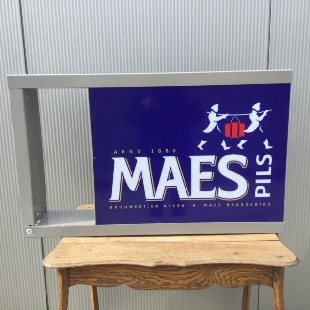 Lichtreclame MAES PILS, Verzamelen, Biermerken, Ophalen, Zo goed als nieuw