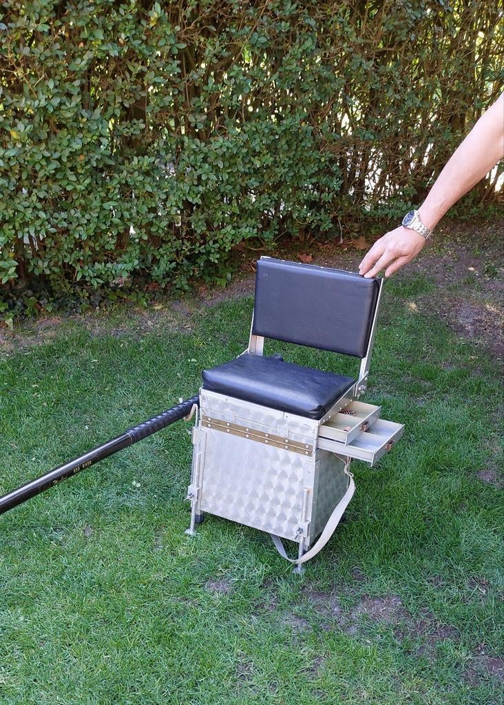 Visbak plus vaste hengel carbon, Ophalen, Vaste hengel