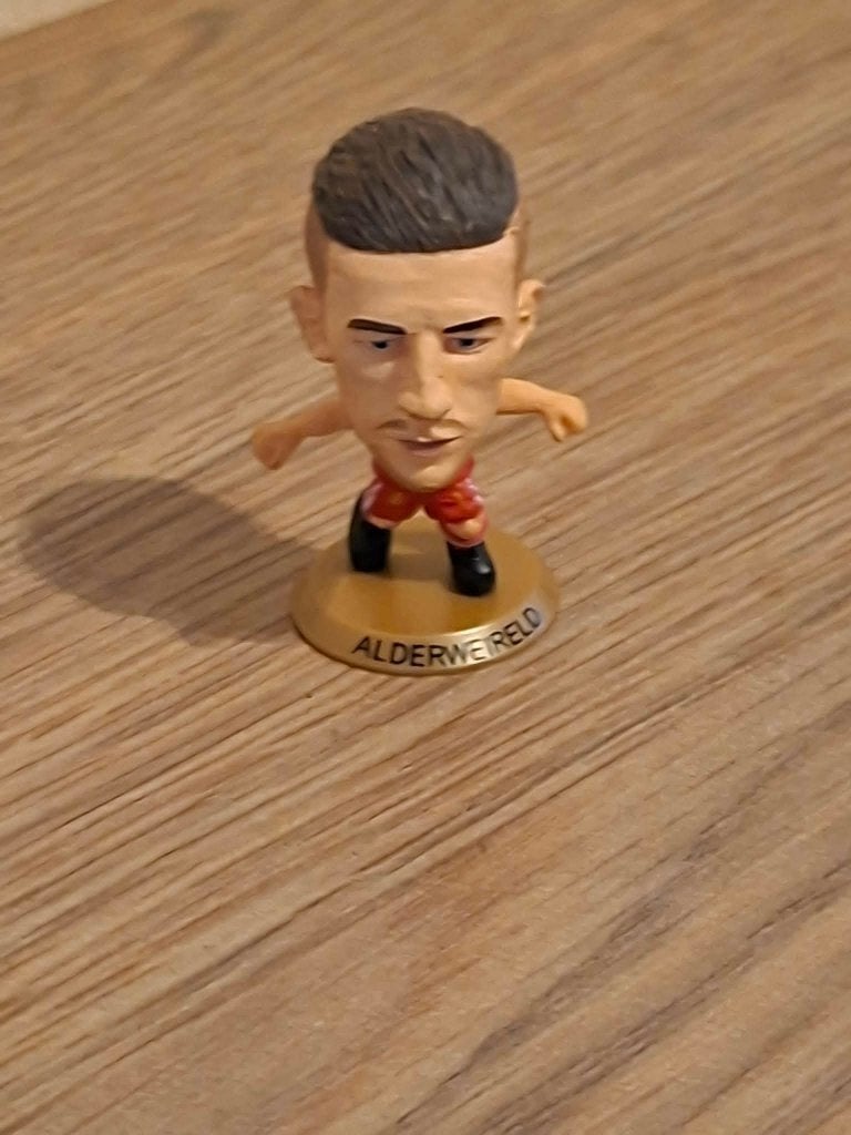 Voetbalfiguurtje /Toby Alderweireld/Rode Duivels/SoccerStarz, Enlèvement ou Envoi, Comme neuf, Statue ou Poupée