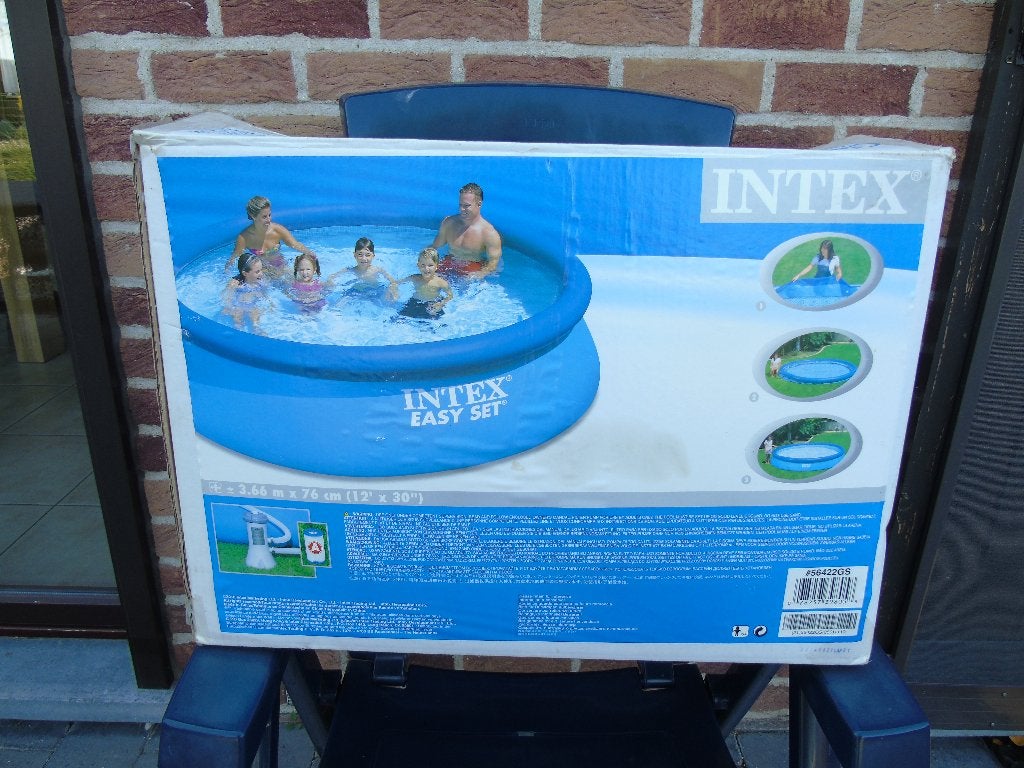 Piscine Intex, Jardin & Terrasse, 300 cm ou plus, Rond, Enlèvement, Utilisé
