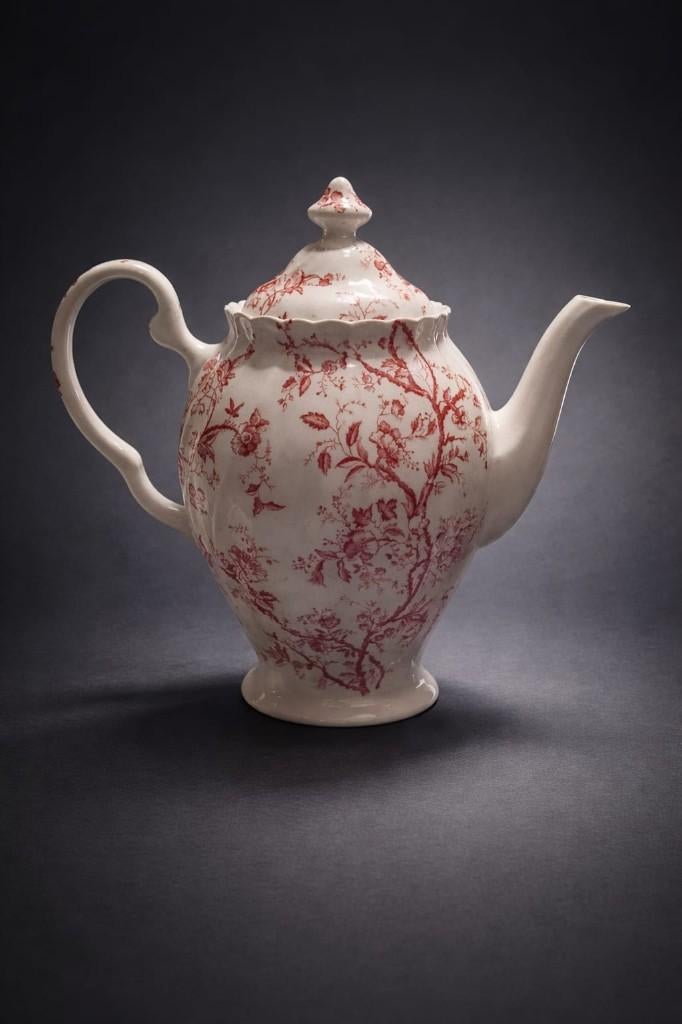 Koffiepot, Johnson Brothers, Old Bradbury Pink”, Antiek en Kunst, Ophalen of Verzenden