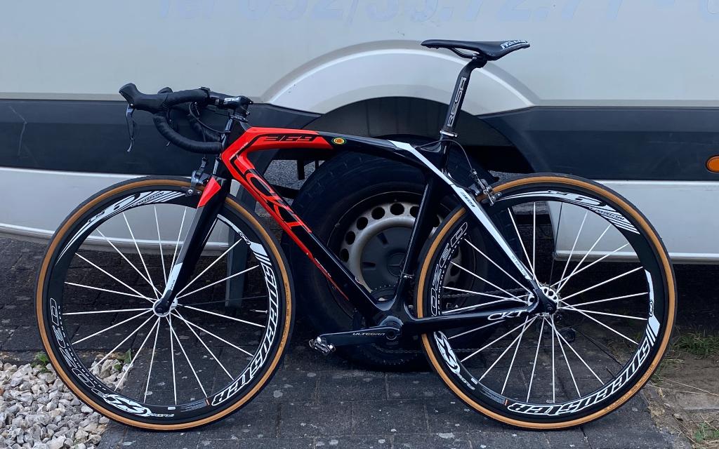 Carbon Koersfiets CKT; Ultegra: DI2;Carbon Wielen, Enlèvement ou Envoi, 49 à 53 cm, Comme neuf, Hommes