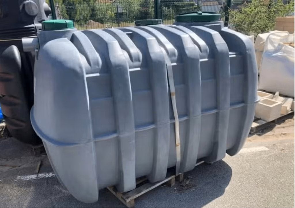 regenwaterput grijs 3000 liter, Ophalen
