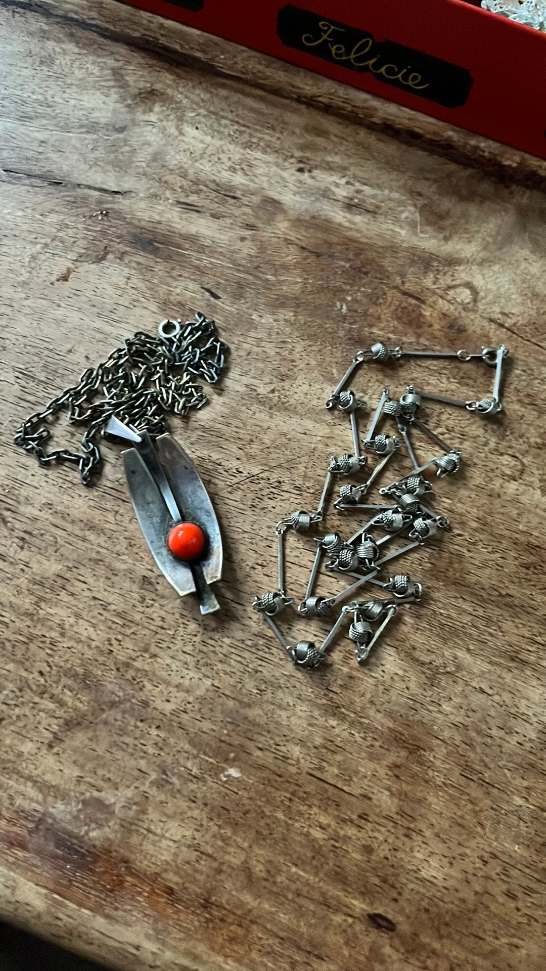 Vintage halskettingen, Handtassen en Accessoires, Kettingen, Ophalen, Gebruikt