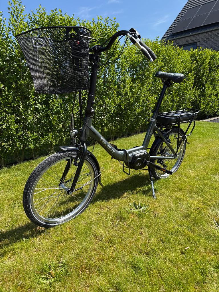 Nieuwe Talent Vouwfiets BAFANG middenmotor, Ophalen, Zo goed als nieuw, 50 km per accu of meer, Overige merken