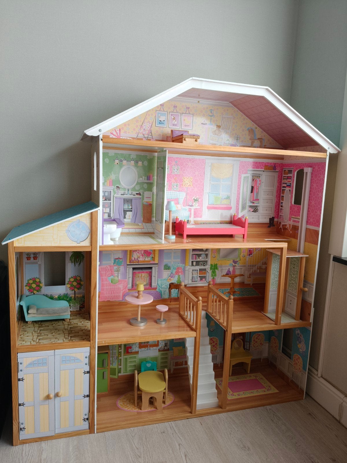Barbie poppenhuis groot, Enlèvement, Utilisé, Maison de poupées