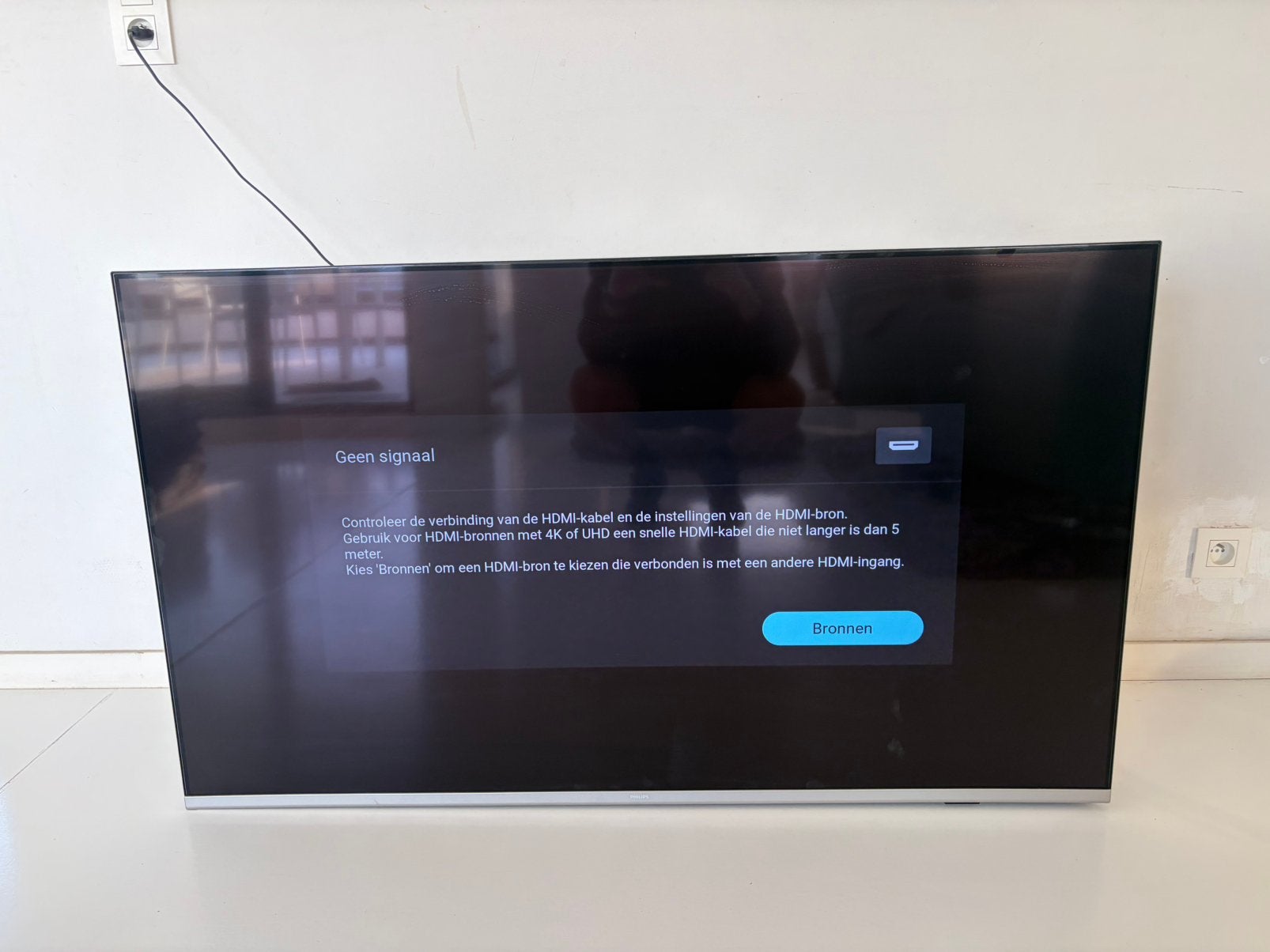 Philips TV 55’ UHD 4K 55PUS7556 met beugel, Audio, Tv en Foto, Televisies, Ophalen, Zo goed als nieuw, Philips