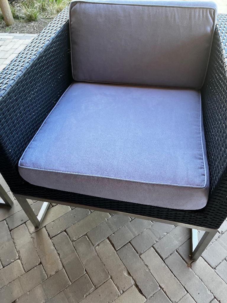 Lounge set, Tuin en Terras, Tuinsets en Loungesets, Ophalen, 5 zitplaatsen, Gebruikt, Aluminium