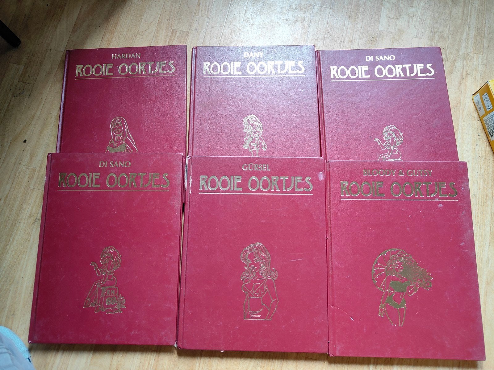 rode oortjes boeken, Boeken, Meerdere stripboeken, Ophalen, Gelezen