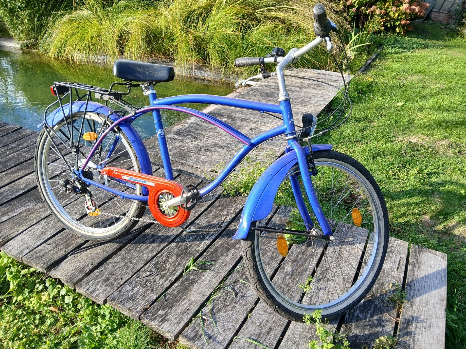 stoere cruiser, Fietsen en Brommers, Ophalen, Staal, Cruiser, Zo goed als nieuw